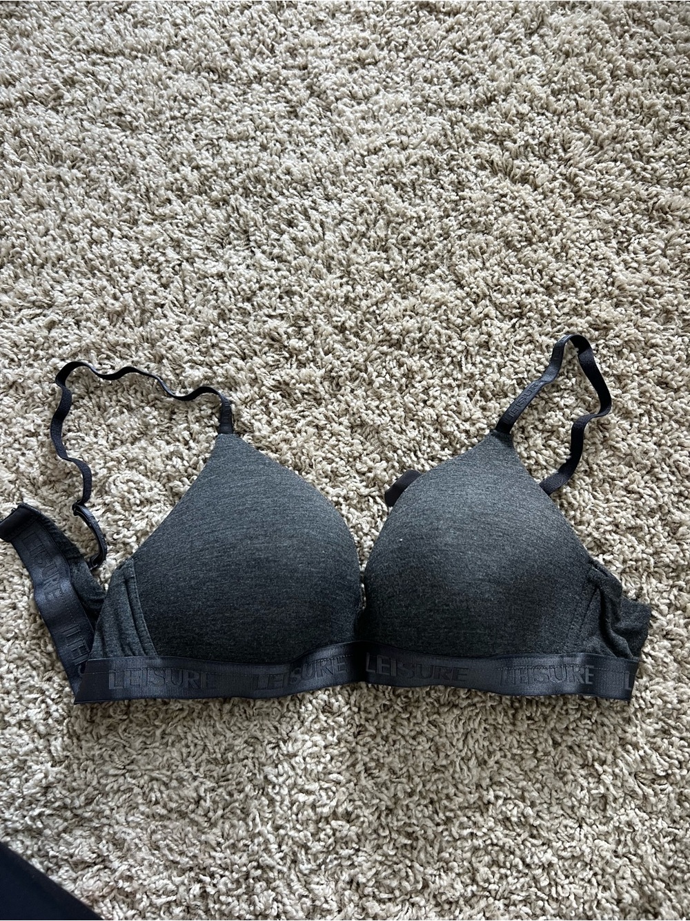 Never worn-  Gray Seamless Comfort T-Shirt Bra